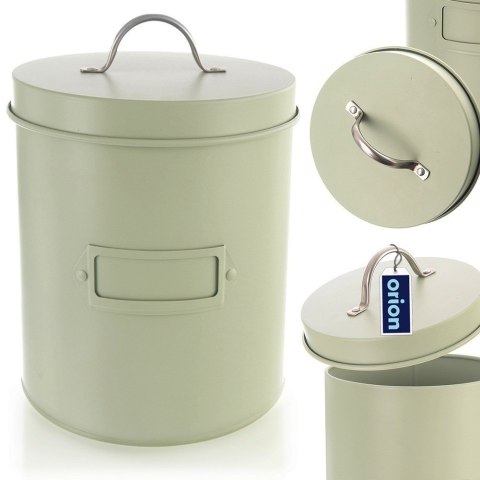 Pojemnik do przechowywania żywności metalowy zielony GREENISH 3.3L ORION 127903
