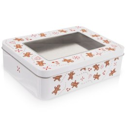 Pojemnik pudełko na ciastka ciasteczka metalowa puszka PIERNICZEK 18x14.5x5 cm ORION 127576