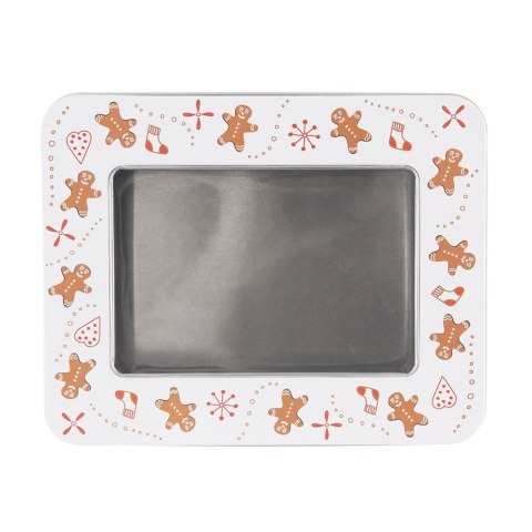 Pojemnik pudełko na ciastka ciasteczka metalowa puszka PIERNICZEK 18x14.5x5 cm ORION 127576