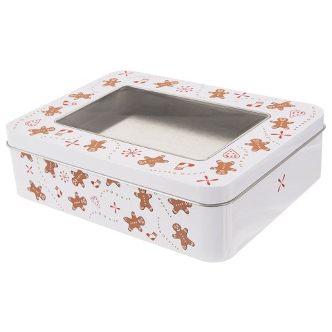 Pojemnik pudełko na ciastka ciasteczka metalowa puszka PIERNICZEK 18x14.5x5 cm ORION 127576