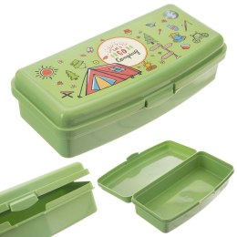 Pojemnik śniadaniowy na śniadanie żywność lunch box zielony 500ml ORION 154042