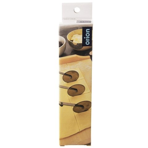 Radełko do krojenia cięcia ciasta makaronu stalowe potrójne 5.5 cm ORION 142021