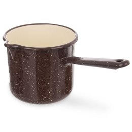Rondel emaliowany brązowy mały BROWN 12 cm 1.2L ORION 113165