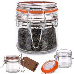Słoik szklany patentowy z klipsem na przyprawy ogórki przetwory 100ml ORION 126569