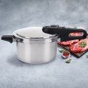 Szybkowar stalowy garnek ciśnieniowy na gaz indukcja WIND 4L ORION 113345