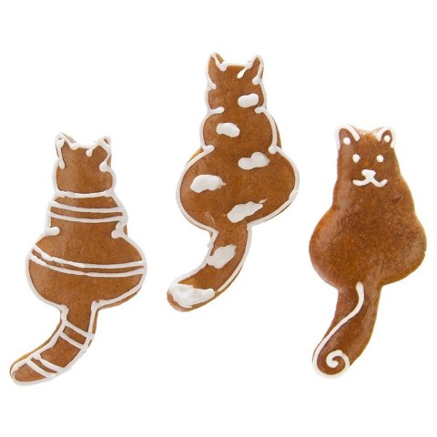 Wykrawacz do ciastek stalowy kot 8,5 cm ORION 127478