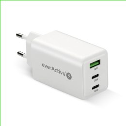 Ładowarka sieciowa GAN QC 4+ 65W 1XUSB 2XUSB-C biała SC-655Q