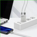 Ładowarka sieciowa SUPER SLIM QC 3.0 30W 1XUSB 1XUSB-C biała SC-380Q