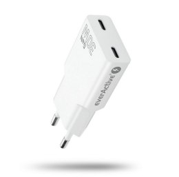 Ładowarka sieciowa SUPER SLIM QC 4+ 30W 2XUSB-C biała SC-385Q