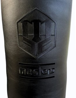 Worek bokserski skórzany 140 cm x 40 cm wypełniony - WWS-14040-1H czarny