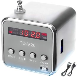 Radio głośnik bezprzewodowy Bluetooth FM AUX LCD