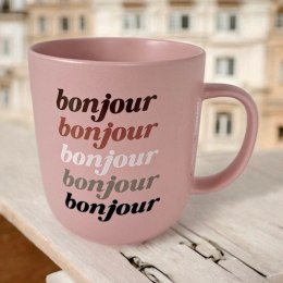 Bonjour Kubek Porcelanowy Różowy 400 ml