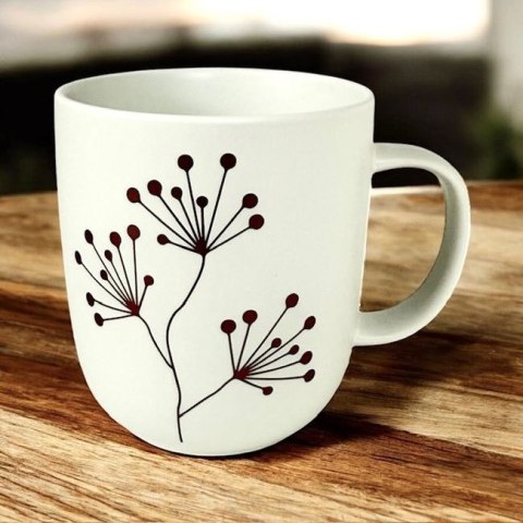 Czyste Złoto Kubek Porcelanowy w Ozdobnym Pudełku 400 ml