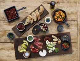 Deska na przystawki z Miseczką np. na dipy