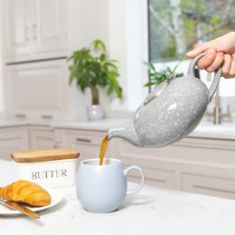 Dzbanek z Zaparzaczem London Pottery Szary Nakrapiany, 1 litr