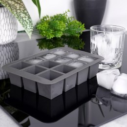 Forma foremka do 12 kostek lodu silikonowa pojemnik na lód duże kostki EXCELLENT HOUSEWARE 259655