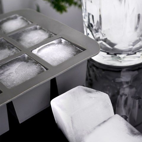 Forma foremka do 12 kostek lodu silikonowa pojemnik na lód duże kostki EXCELLENT HOUSEWARE 259655