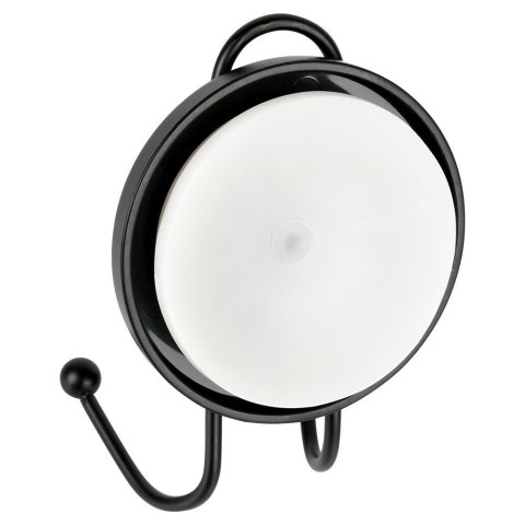 Haczyk wieszak ścienny na ubrania ręczniki metalowy czarny na przyssawkę podwójny BATHROOM SOLUTIONS 567013