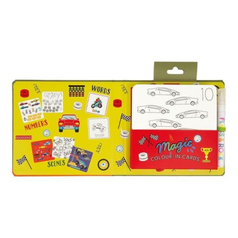 Karty wodne z pisakiem - Auta