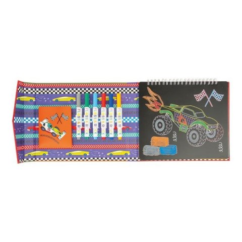 Kredowy szkicownik - Auta