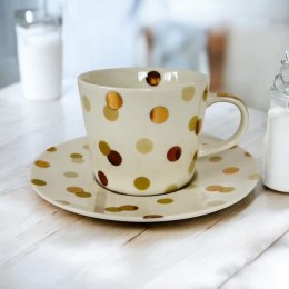 Kropki Filiżanka Porcelanowa w Ozdobnym Pudełku 200 ml