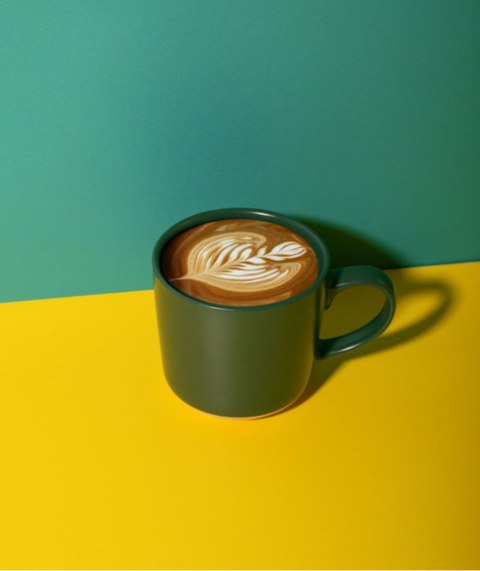 La Cafetière Kubek Ceramiczny Zielony 350 ml