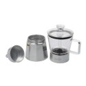 La Cafetiere Szklana Kawiarka Verona Srebrna, 290 ml