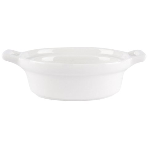Miseczki do zapiekania kokilki porcelanowe do sosów piekarnika białe małe 120ml 3-ele EXCELLENT HOUSEWARE 259234-OW