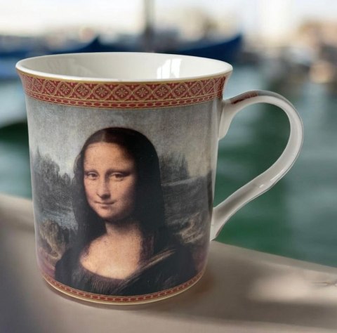Mona Lisa - Kubek Porcelanowy w Ozdobnym Pudełku 300 ml