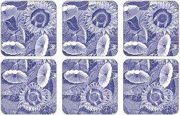 Niebieskie słoneczniki Podkładki małe 6 szt.