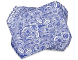 Niebieskie słoneczniki Podkładki średnie 6 szt.