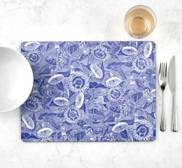 Niebieskie słoneczniki Podkładki średnie 6 szt.