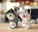 Ogród Botaniczny - Zestaw Kubków Porcelanowych w Ozdobnym Pudełku 300 ml