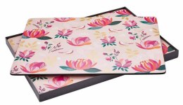 Piwonie Różowe Podkładki średnie 4 szt.