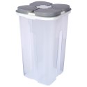Pojemnik na produkty sypkie płatki mąkę kawę z dozownikiem dzielony 2.4L EXCELLENT HOUSEWARE 259387