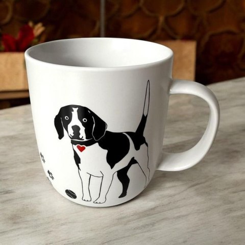 Psie Łapy Kubek Porcelanowy w Ozdobnym Pudełku, 400 ml