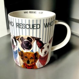 Psy w Chustach Kubek Porcelanowy w Ozdobnym Pudełku, 350 ml