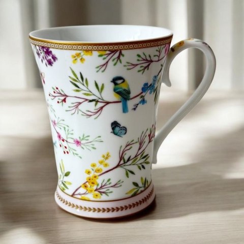 Ptasia Melodia - Kubek Porcelanowy w Ozdobnym Pudełku 300 ml