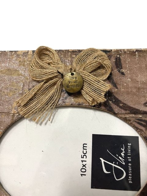 Ramka postarzana drewniana 26 x 3 x 21 cm (10x15cm