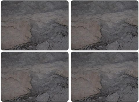 Skała Łupkowa Nocą Podkładki duże 4 szt.