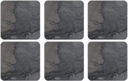 Skała Łupkowa Nocą Podkładki małe 6 szt.