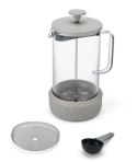 Zaparzacz do Kawy Typu French Press La Cafetiere Zero, kolor Kremowy, 1 litr