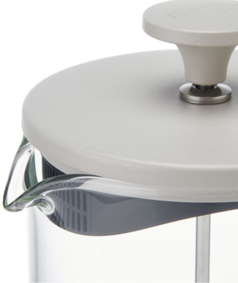 Zaparzacz do Kawy Typu French Press La Cafetiere Zero, kolor Kremowy, 1 litr