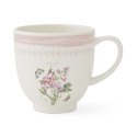 Zestaw Kubków porcelanowych Kwiaty i Motyle, 4 szt., 400 ml