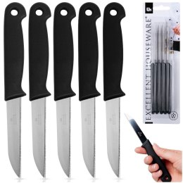 Zestaw noży do obierania warzyw 5-ele noże kuchenne stalowy EXCELLENT HOUSEWARE 259405