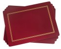 Burgund Podkładki duże 4 szt.