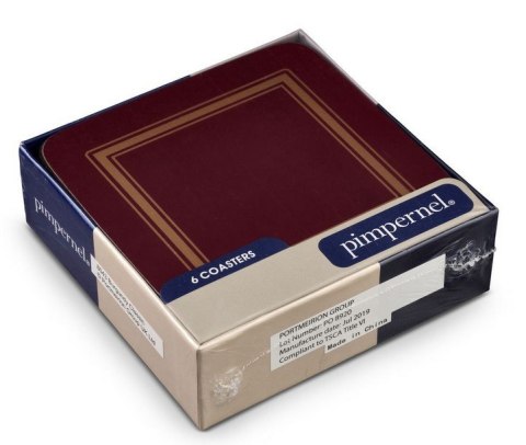 Burgund Podkładki małe 6 szt.