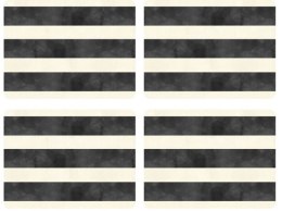 Czarno Białe Podkładki duże 4 szt.