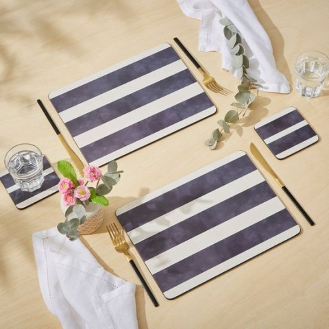 Czarno Białe Podkładki duże 4 szt.