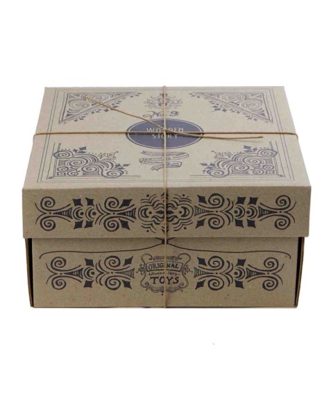 Drewniane Klocki do Sortowania Kształtów - Naturalne XL